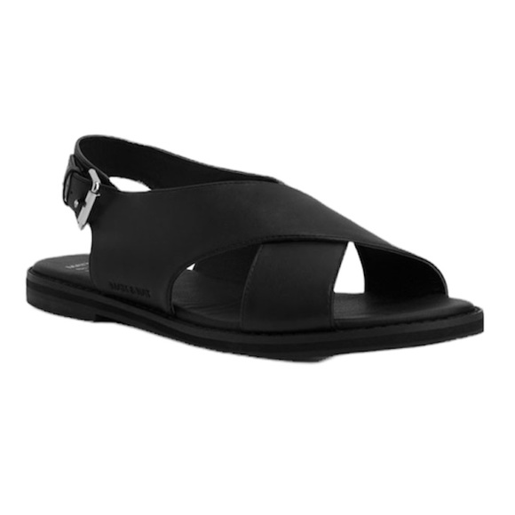 Matt & Nat Shoes - Matt & Nat Vegan Villeray Flat Sandal In Black Size 37